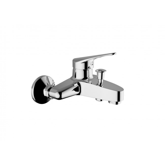 Zipponi βρύση λουτρού KR103 Kristal με σπιράλ και τηλέφωνο χρωμέ 