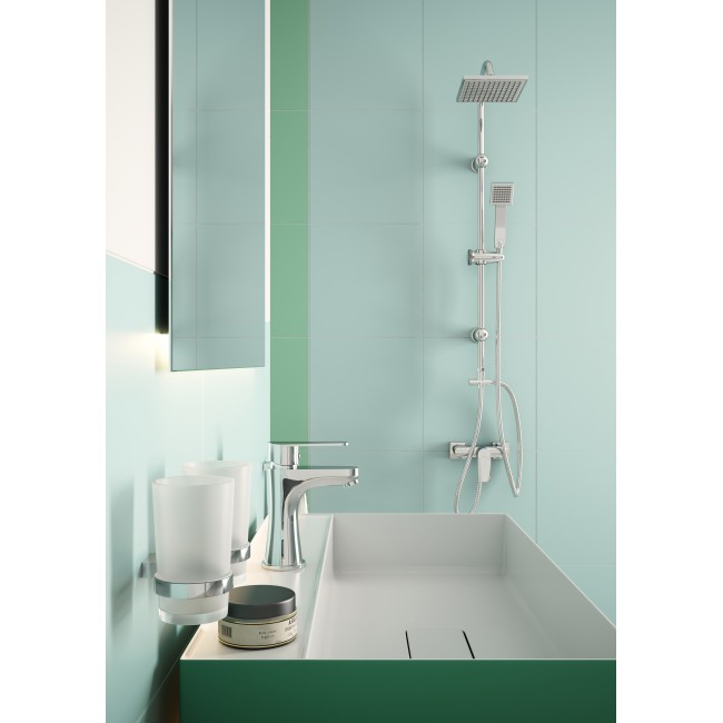 Ferro βρύση νιπτήρα Algeo Square χρωμέ