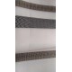Ankor κουρτίνα μπάνιου Μήκος 2.20 m x Ύψος 1.80 m με γκρι & μπεζ ρίγες