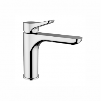 Zipponi βρύση νιπτήρα ψηλή GF330 Green με αυτόματη βαλβίδα χρωμέ