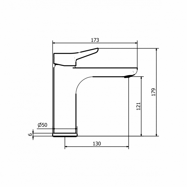 Zipponi βρύση νιπτήρα ψηλή GF330 Green με αυτόματη βαλβίδα χρωμέ