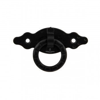 Πόμολο - Χαλκαδάκι Amig 1000 με βάση  80 Χ 30 x 1.5 ΜΜ μαύρο