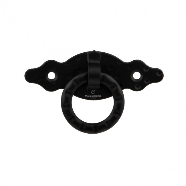 Πόμολο - Χαλκαδάκι Amig 1000 με βάση  80 Χ 30 x 1.5 ΜΜ μαύρο