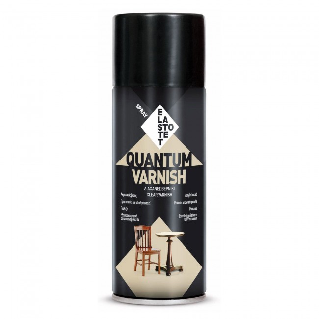Elastotet βερνίκι σε σπρέι 400 ml διάφανο mat