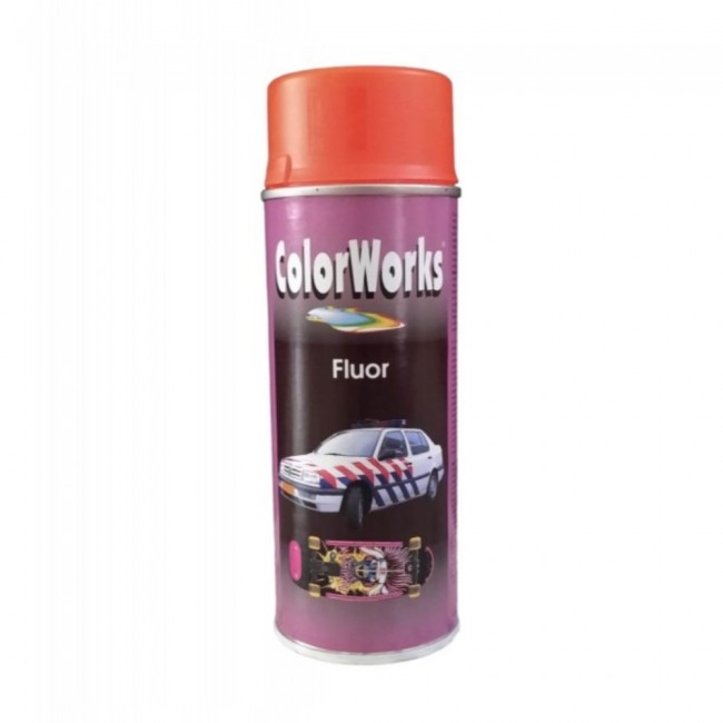 Colorworks σπρέι 400 ml φθορίζον κόκκινο