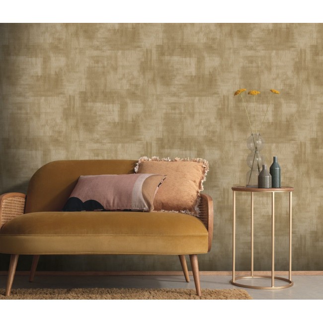 Erismann Elysium ταπετσαρία τοίχου 10480-30 απομίμηση τεχνοτροπίας καφέ-χρυσό
