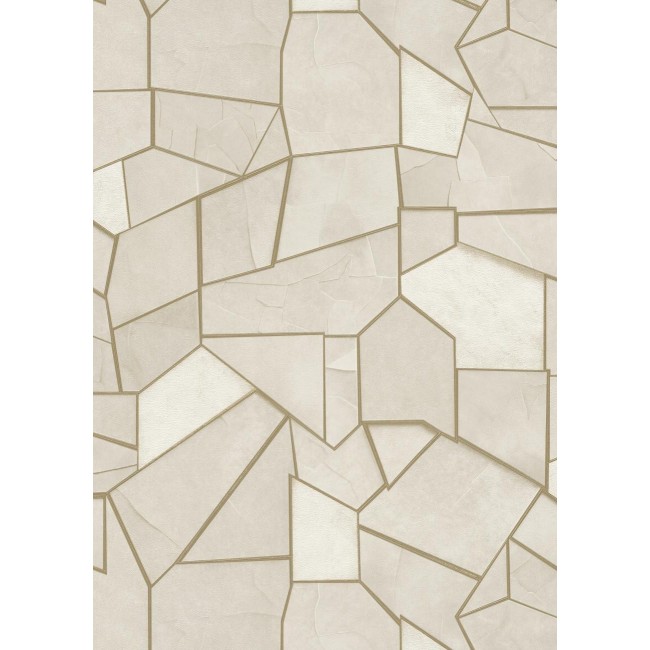 Erismann Elle Decoration 4 ταπετσαρία τοίχου 10445-02 απομίμηση μωσαϊκού μπεζ