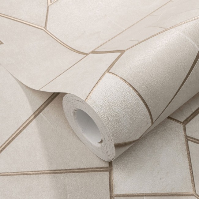 Erismann Elle Decoration 4 ταπετσαρία τοίχου 10445-02 απομίμηση μωσαϊκού μπεζ