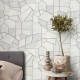 Erismann Elle Decoration 4 ταπετσαρία τοίχου 10445-31 απομίμηση μωσαϊκού γκρι ανοιχτό