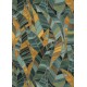 Erismann Elle Decoration 4 ταπετσαρία τοίχου 10446-19 απομίμηση βιτρώ / φύλλα πράσινο
