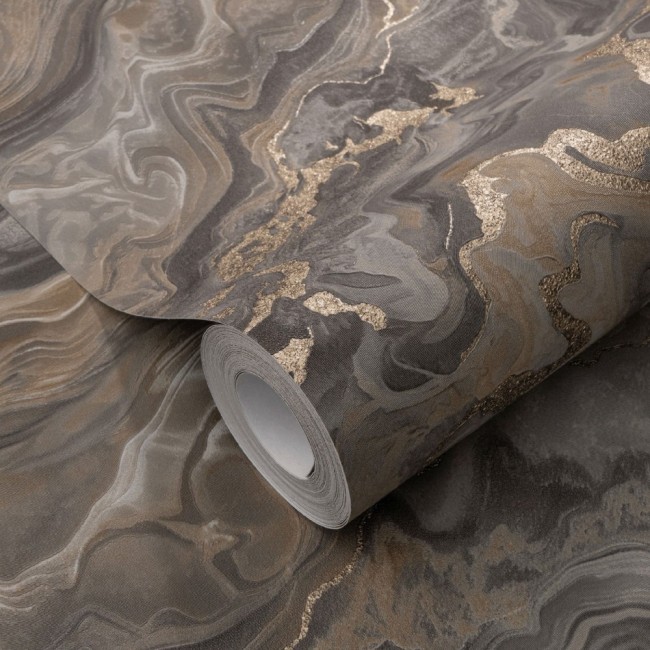 Erismann Elle Decoration 4 ταπετσαρία τοίχου 10447-37 απομίμηση μάρμαρου καφέ - μπεζ