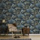 Erismann Elle Decoration 4 ταπετσαρία τοίχου 10448-08 δέντρα μπλε