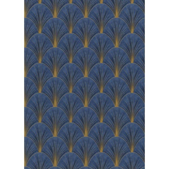 Erismann Elle Decoration 4 ταπετσαρία τοίχου 10451-08 μοτίβο μπλε