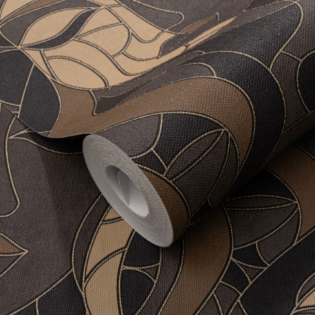 Erismann Elle Decoration 4 ταπετσαρία τοίχου 10458-37 μοτίβο καφέ