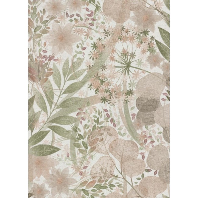 Erismann Secret Garden ταπετσαρία τοίχου 10506-05 φλοράλ λευκό και ροζ