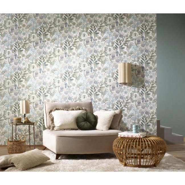 Erismann Secret Garden ταπετσαρία τοίχου 10506-24 φλοράλ λευκό 