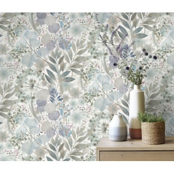 Erismann Secret Garden ταπετσαρία τοίχου 10506-24 φλοράλ λευκό 