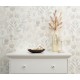 Erismann Secret Garden ταπετσαρία τοίχου 10506-31 φλοράλ λευκό & γκρι