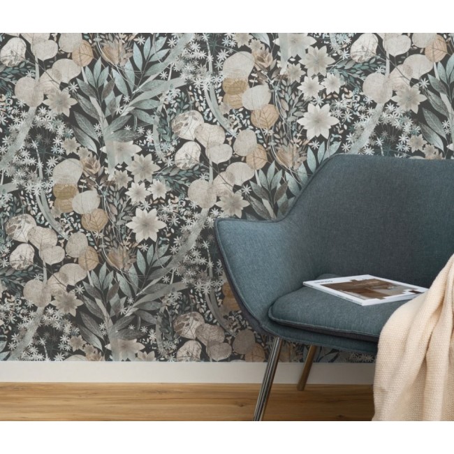 Erismann Secret Garden ταπετσαρία τοίχου 10506-44 φλοράλ μπλε