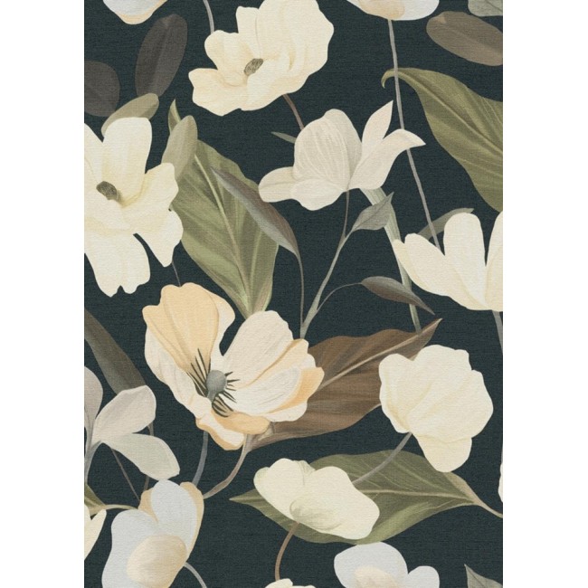 Erismann Secret Garden ταπετσαρία τοίχου 10508-15 φλοράλ μαύρο