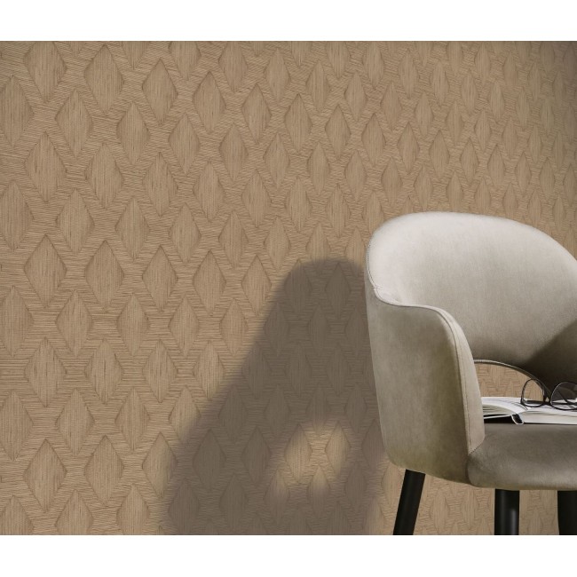 Erismann Secret Garden ταπετσαρία τοίχου 10509-11 γεωμετρικό μοτίβο καφέ