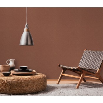 Erismann Secret Garden ταπετσαρία τοίχου 10510-06 μονόχρωμη κεραμιδί