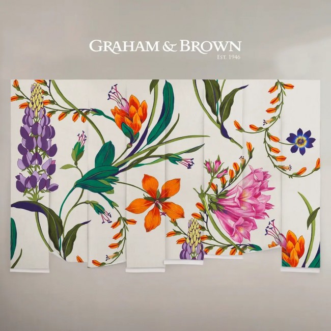 Graham and Brown Concerto εξατομικευμένη φωτοταπετσαρία 139883 φλοράλ λευκή