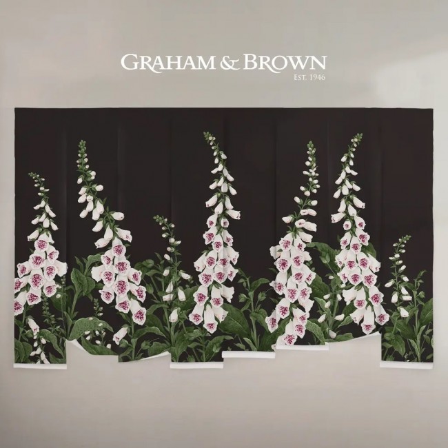 Graham and Brown Concerto εξατομικευμένη φωτοταπετσαρία 139919 φλοράλ μαύρη