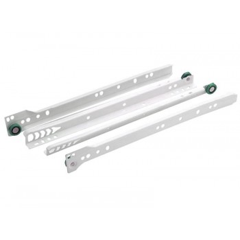 Haifel οδηγός συρταριού με ροδάκι σε 6 μήκη λευκός