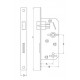 Domus κλειδαριά εσωτερικής πόρτας 8044b 40 x 72 τετράγωνη ορειχάλκινη