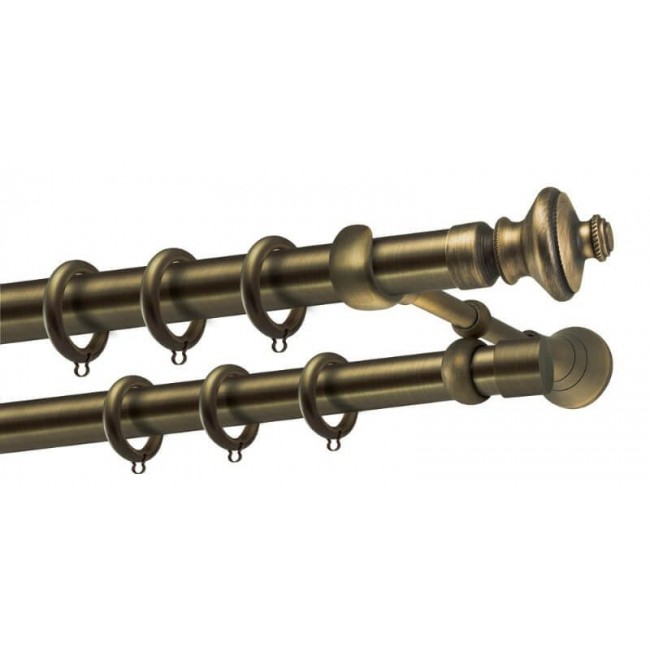 Perfect κουρτινόξυλο Κέα Φ25 μπρονζέ