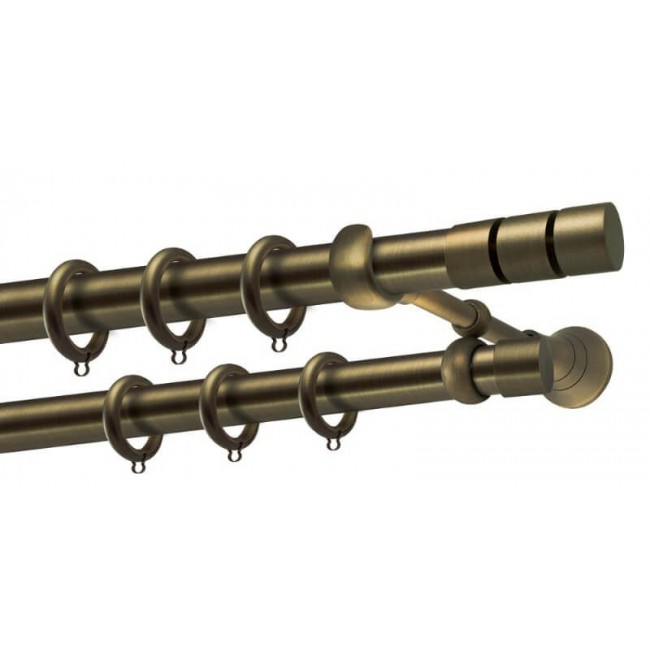 Perfect κουρτινόξυλο Σπέτσες Φ25 μπρονζέ