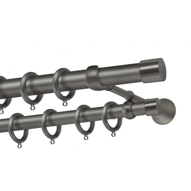 Perfect κουρτινόξυλο Πόρος Φ25 ανθρακί