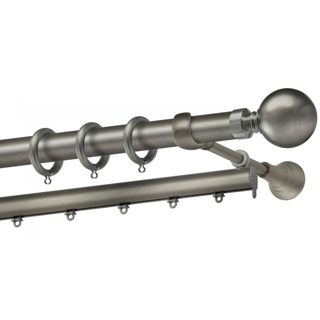 Perfect κουρτινόξυλο Ρόδος Φ25 ανθρακί