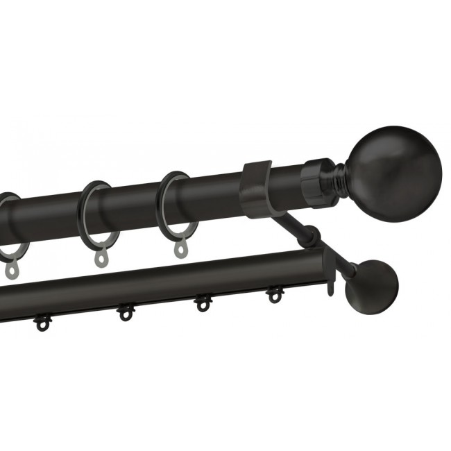 Perfect κουρτινόξυλο Ρόδος Φ25 μαύρο