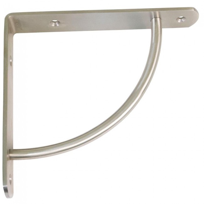 Γωνία ραφιών Arte 3 διαστάσεις νίκελ ματ