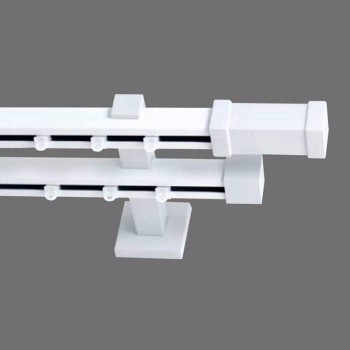 Frans σιδηρόδρομος μονός ή διπλός Kastro λευκός