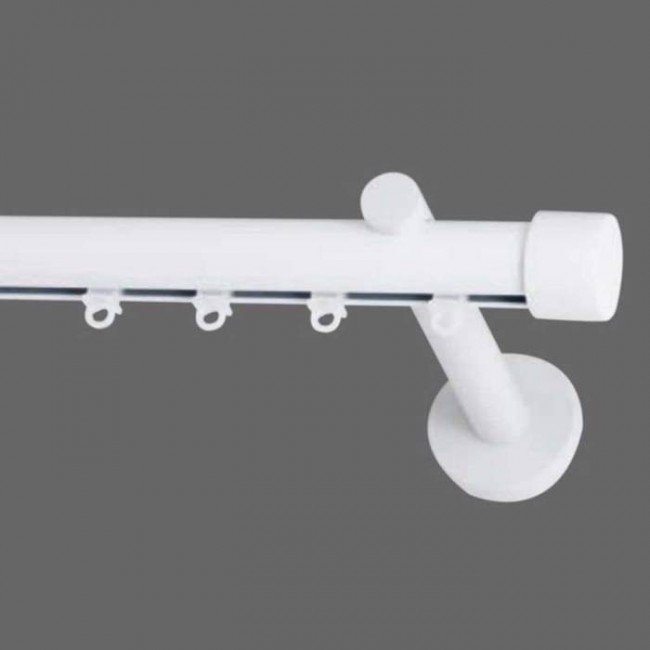 Frans σιδηρόδρομος μονός ή διπλός Tapa λευκός