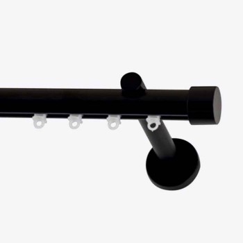 Frans σιδηρόδρομος μονός ή διπλός Tapa μαύρος