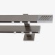 Frans σιδηρόδρομος μονός ή διπλός Line inox
